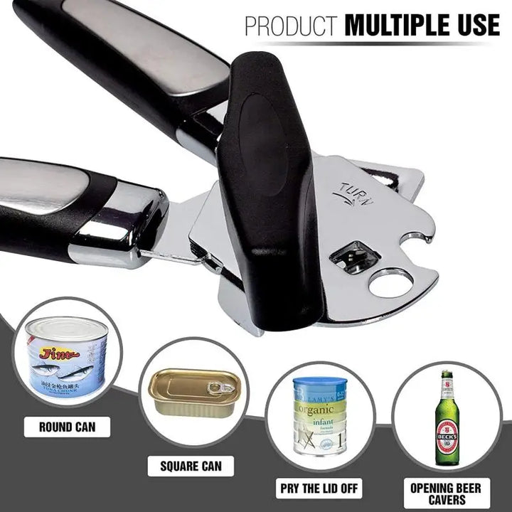 Stainless Steel Cans Opener High Quality Professional Ergonomic Manual Can Opener Side Cut Manual Can Opener