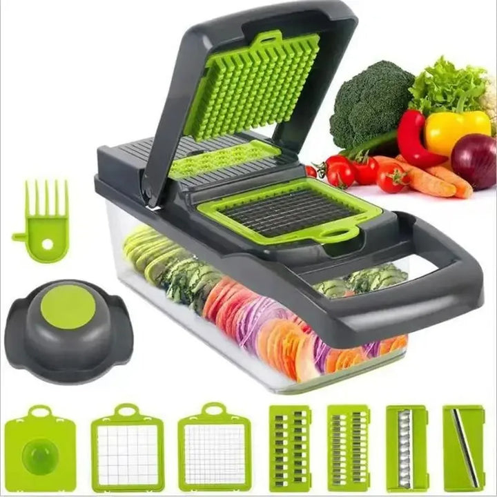 15/16 in 1 Multifunctional Vegetable Chopper Slicer Fruit Slicer Potato Shredder Carrot Grind Home Gadgets Kitchen Utensil