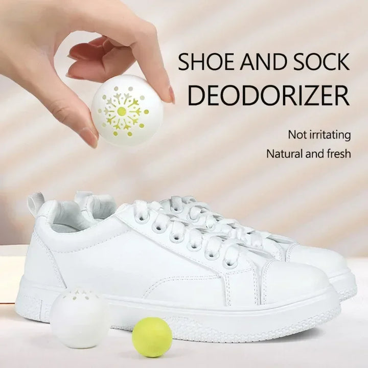 24/1Pcs Shoes Deodorant Balls Freshener Shoes Tea Fragrance Essential Foot Care Everyday Footwear Scent Shoe Closet Fresh Ball