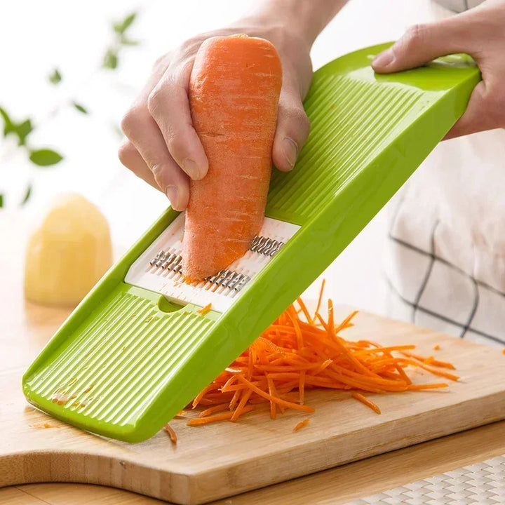 Mandoline Slicer Stainless Steel Vegetable Slicer with 3 Blades Julienne Slicer Cutter for Potato Carrot KC0083