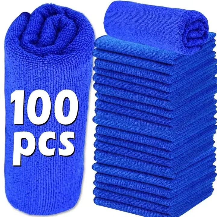 10/100PCS Microfiber Cleaning Cloths Lint Free Microfiber Cleaning Towel Cloths Reusable Towels Super Absorbent for Car Window