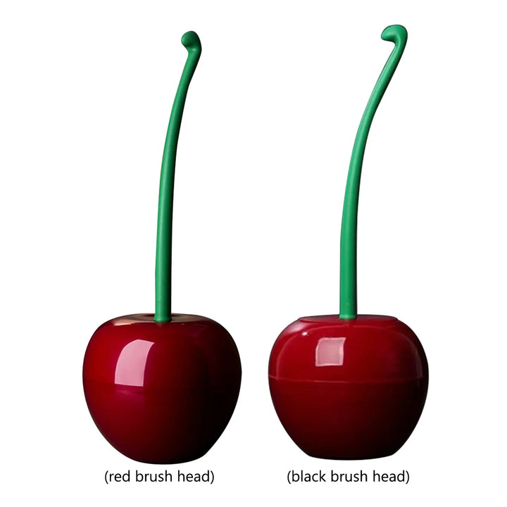 Cherry Shaped Bathroom Cleaning Brush Long Handle Creative Toilet Cleaning Brush Stains Removal Bathroom Accessories