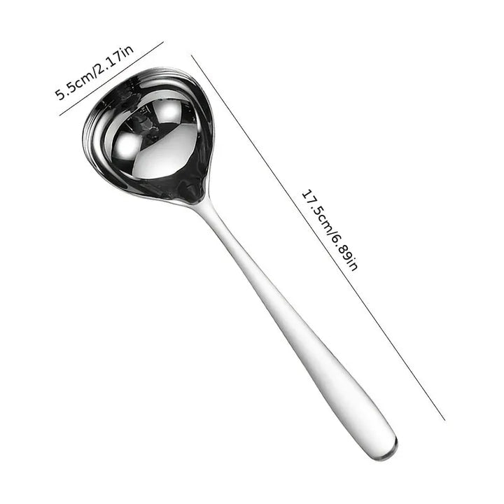 5pcs/1pc 304 Stainless Steel Spoon Soup Spoon Rice Spoon LongHandle Tableware Set Kitchen Utensils