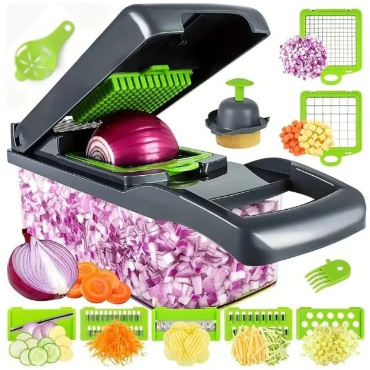 15/16 in 1 Multifunctional Vegetable Chopper Slicer Fruit Slicer Potato Shredder Carrot Grind Home Gadgets Kitchen Utensil