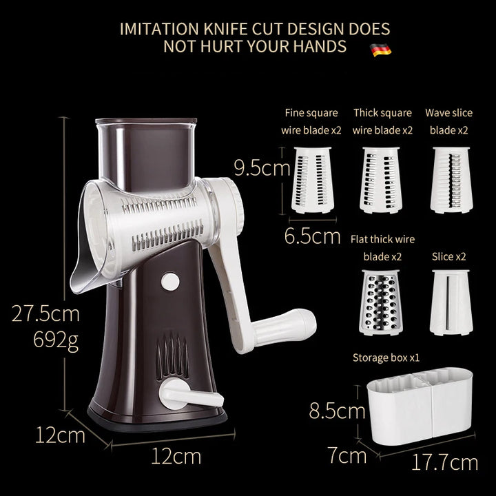 12 In 1 Vegetable Cutter Grater for Vegetables Carrot Potato Peeler Slicer Vegetable Cutter Manual Kitchen Accessories Utensils