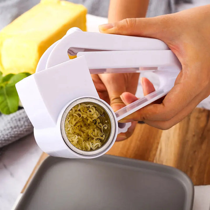 Hand-Cranked Rotating Cheese Grater  Creative Kitchen Cheese Shredder Multi-functional Cheese Grater for Kitchen