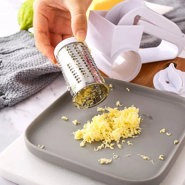 Hand-Cranked Rotating Cheese Grater  Creative Kitchen Cheese Shredder Multi-functional Cheese Grater for Kitchen